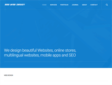 Tablet Screenshot of bbbwebdesign.com